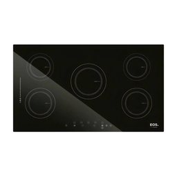 Cooktop de Indução Cinco Bocas EOS 90cm Preto 9500W (ECI05EP) 220v