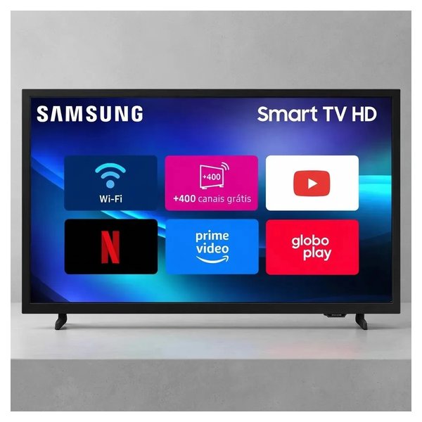 Smart Tv H5000f Hd 32 Polegadas 2025 Preto Samsung Bivolt por R$ 1.089,00 no Mercado Livre