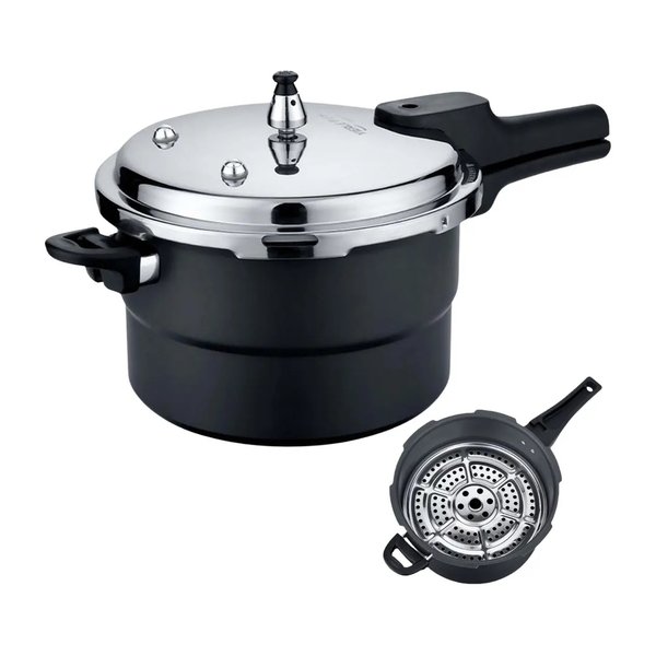 Panela de Pressão Indução Revestimento Cerâmico Antiaderente por R$ 144,00 no Pix na Amazon