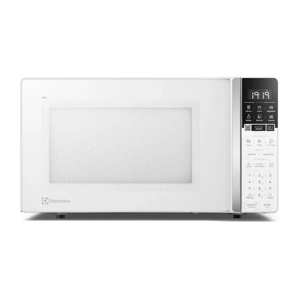 Micro-ondas Electrolux Efficient 34L Branco Função Descongelar e Receitas Pré-Programadas - 110V (ME34B) por R$ 549,00 no Mercado Livre