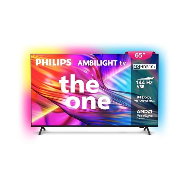 Smart TV Philips Ambilight THE ONE 65" 4K 144Hz (65PUG8929/78) por R$ 3.899,00 na Amazon