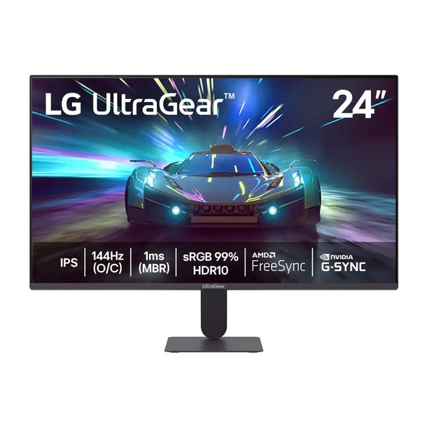 Monitor LG UltraGear™ 24G411A-B 24", FHD, 144Hz, 1ms (MBR), NVIDIA G-SYNC, AMD FreeSync, HDR10 por R$ 513,00 no Mercado Livre