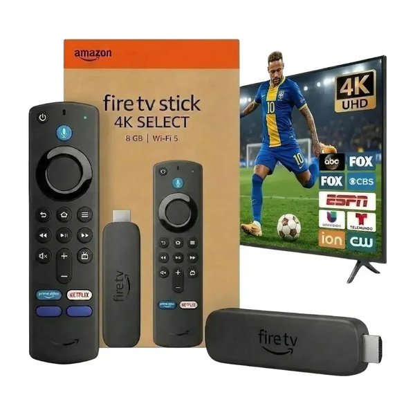 Amazon Firetv Stick 4k Stick Wi-fi-6 Com Alexa Por Voz por R$ 197,00 no Pix no Mercado Livre