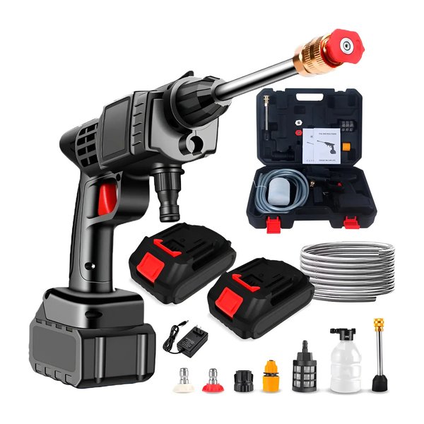 Lavadora Lava Jato Portátil Pressão 2 Baterias + Maleta Preto 127/220v 50Hz X 60Hz por R$ 84,00 no Mercado Livre