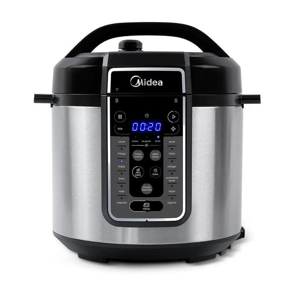 Panela de Pressão Elétrica Midea 6L Mastersteam Inox 110v 1000w por R$ 447,00 no Pix no Mercado Livre