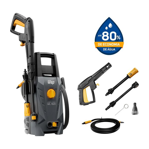 Lavadora de Alta Pressão WAP com Agulha Desobstruidora 330L/h Bico Ajustável 1500psi 1400W (WL 1820) por R$ 294,00 no Pix no Mercado Livre