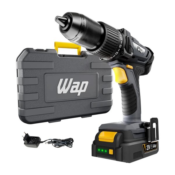Parafusadeira E Furadeira De Impacto Sem Fio Com Maleta WAP Bivolt (K21 ID03) por R$ 203,00 no Pix no Mercado Livre