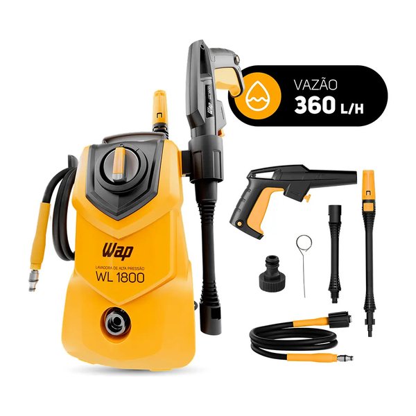 Lavadora de Alta Pressão Compacta WAP WL 1800 1400W 1500PSI 360L/h 220v por R$ 299,00 à vista no Mercado Livre