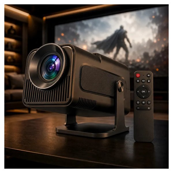 Projetor HY320 Davely Smart TV Android WiFi 6 390 ANSI Lumens Full HD Suporte 4K HDMI Bluetooth 85" a 200" com Alto Falante Com Controle Remoto Bivolt por R$ 197,00 no Pix no Mercado Livre