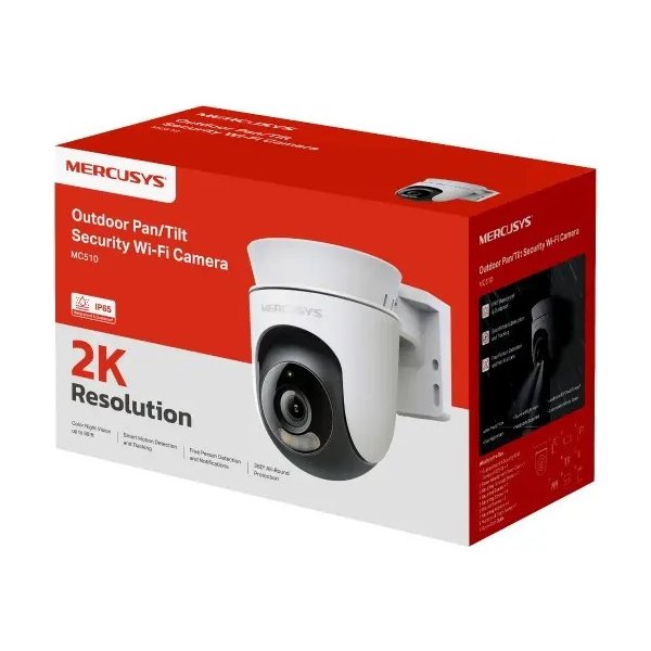 Câmera Segurança Wifi 2K 360° Externo Mercusys por TP-Link (MC510) por R$ 120,00 no Pix no Mercado Livre