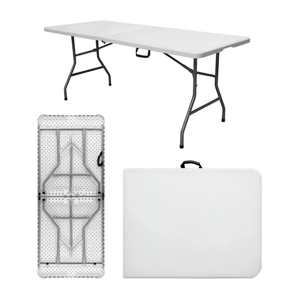 Mesa Dobrável Vira Maleta Com Alça Portátil 1.80m Para Camping por R$ 192,00 no Pix no Mercado Livre