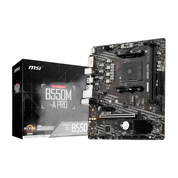 Placa Mãe MSI B550m-a Pro Am4 2xDDR4 Chipset AMD B550 Matx por R$ 473,00 no Mercado Livre