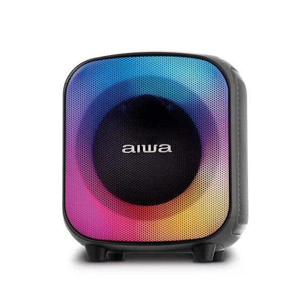 Caixa de Som PartyBox AIWA PB-07 Bluetooth 8H RGB USB TWS 100W RMS por R$ 549,00 na Amazon