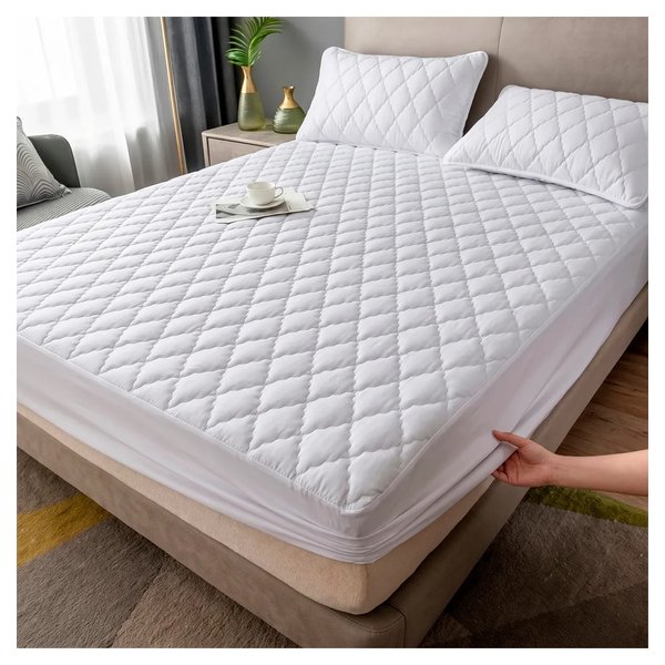 Capa Protetora Colchão Box Casal Padrão Matelado Impermeável por R$ 29,00 à vista no Mercado Livre