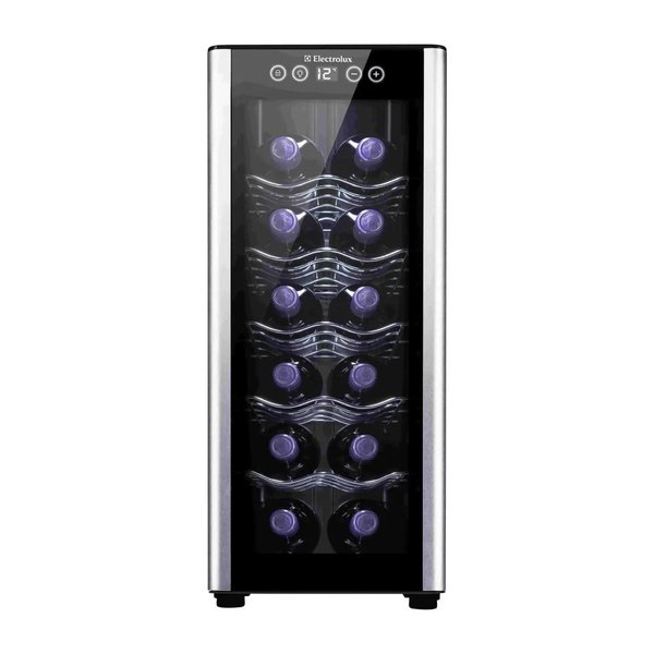 Adega para Vinhos Climatizada Electrolux com capacidade para 12 garrafas e Acabamento em Alumínio Bivolt (ACB12) por R$ 862,00 no Pix no Mercado Livre