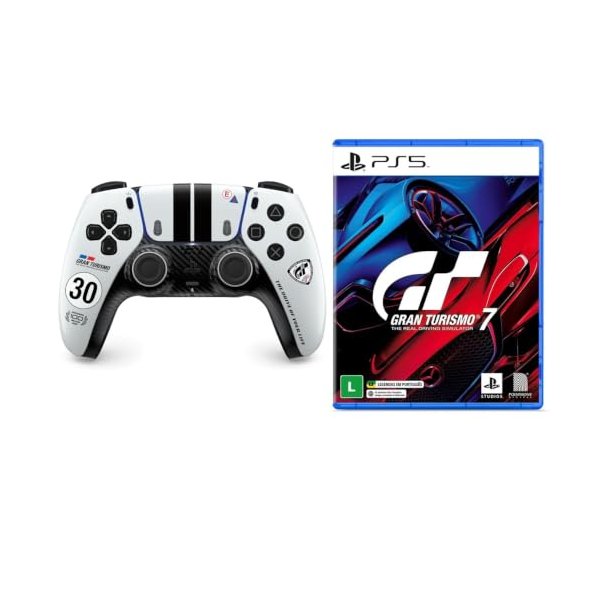 Pré-Venda Bundle Controle sem fio DualSense® Edição Limitada Gran Turismo + Jogo Gran Turismo 7 - PlayStation 5 por R$ 650,00 no Pix na Amazon