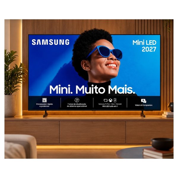 Lançamento 2026) Samsung Smart TV 55" MiniLED 4K, Vision Ai Companion, Modo Futebol, Xbox Cloud (M75H) por R$ 2.771,00 no Pix na Magalu
