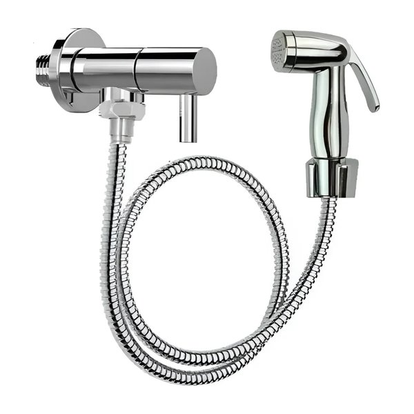 Ducha Higiênica Chuveirinho ABS Cromada 1/4 Volta por R$ 24,00 no Pix no Mercado Livre