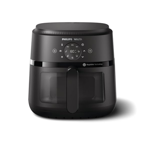 Airfryer Digital Philips Walita 6L Série 2000 XL Tecnologia RapidAir, 1700W (NA230) por R$ 366,00 na Amazon