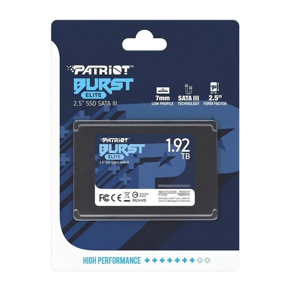 Disco Sólido Interno Patriot Burst Elite 1,92 Tb SATA III Cor Preto por R$ 1.056,00 no Mercado Livre