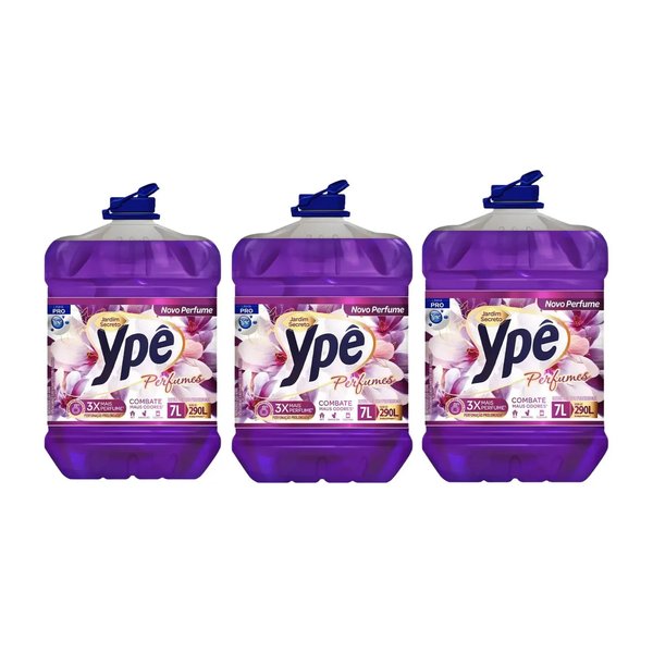 Limpador Perfumado Ypê Jardim Secreto Pro 7L por R$ 30,00 no Pix na Magalu
