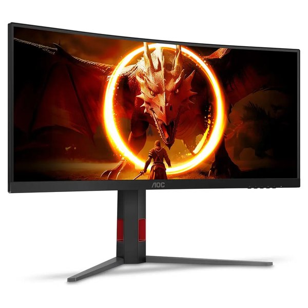 Monitor Gamer Curvo AOC Agon Quad 34" Ultrawide Wqhd 180Hz 0,5ms Base Ajustável U34g4c por R$ 1.566,00 no Mercado Livre