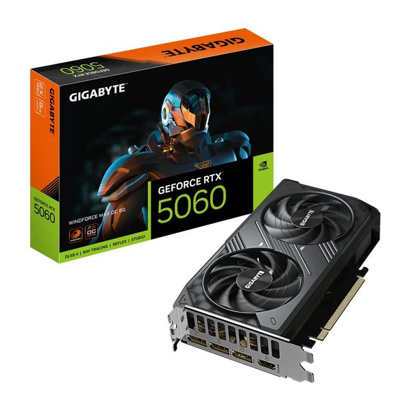 Placa De Vídeo Gigabyte RTX 5060 Windforce Max Oc 8GB GDDR7 por R$ 2.489,00 no Mercado Livre