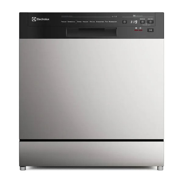 Lava-Louça Electrolux 8 Serviços Inox com Programa Lava & Seca 50 minutos com Display Digital (LS08E / 110V) por R$ 1.631,00 no Pix no Mercado Livre