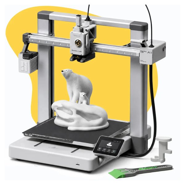 Impressora 3D Fdm Aberta A1 Bambu Lab Sem AMS + Porta Resíduos - Espátula - Chave Manutenção Bivolt por R$ 2.413,00 no Pix no Mercado Livre