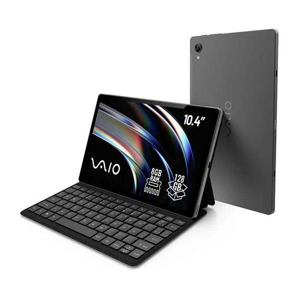 Tablet VAIO TL10 8GB 128GB Octa-Core, Tela 10.4” 2K, 4G WiFi, Câmera 8MP + Selfie 5MP, 7000mAh, Android 13, com Teclado de Conexão Inteligente – Preto por R$ 1.359,90 no Mercado Livre