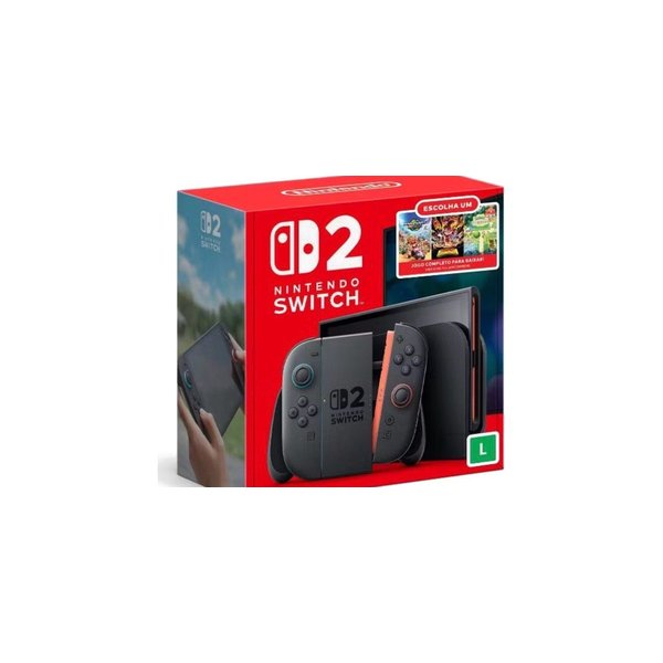 Console Nintendo Switch 2, 256Gb, Preto, Azul e Vermelho por R$ 3.587,00 na Shopee