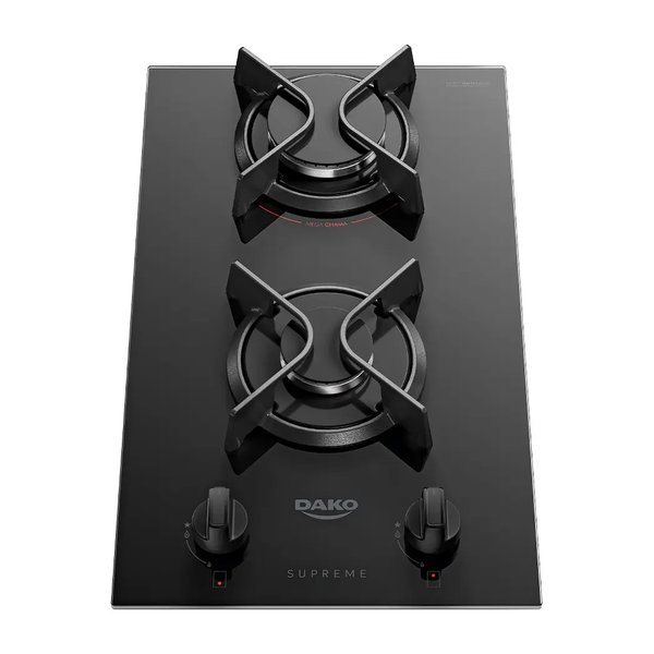 Cooktop a Gás Dako Supreme com 2 Bocas e Mesa de Vidro Temperado por R$ 254,00 no Pix no Mercado Livre