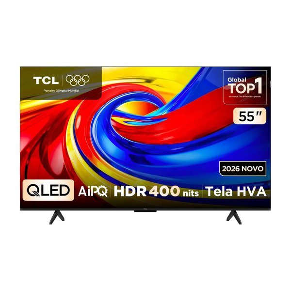 Smart Tv TCL 55" Qled 4k P7l Wifi Bluetooth Google Tv Hdr10+ 60 Hz Aipq (55p7l) por R$ 2.183,00 no Pix no Mercado Livre