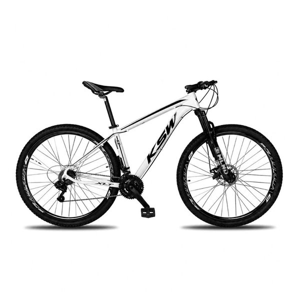 Bicicleta Aro 29 Ksw Xlt 21 Marchas Shimano Freios a Disco Quadro 17 Branca por R$ 552,00 na Shopee