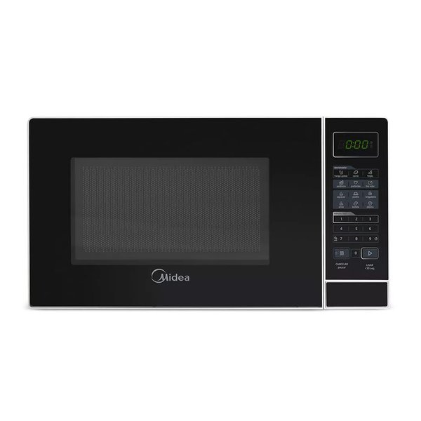 Micro-ondas 20L Branco Porta Preta Minuto Fácil Midea por R$ 329,00 na Shopee