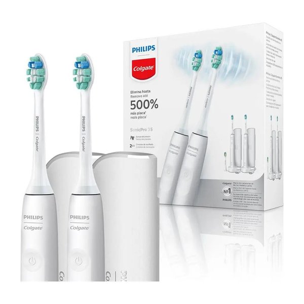 Escova Elétrica Philips Colgate Sonicpro 35 - 2 Unidades por R$ 161,00 no Mercado Livre