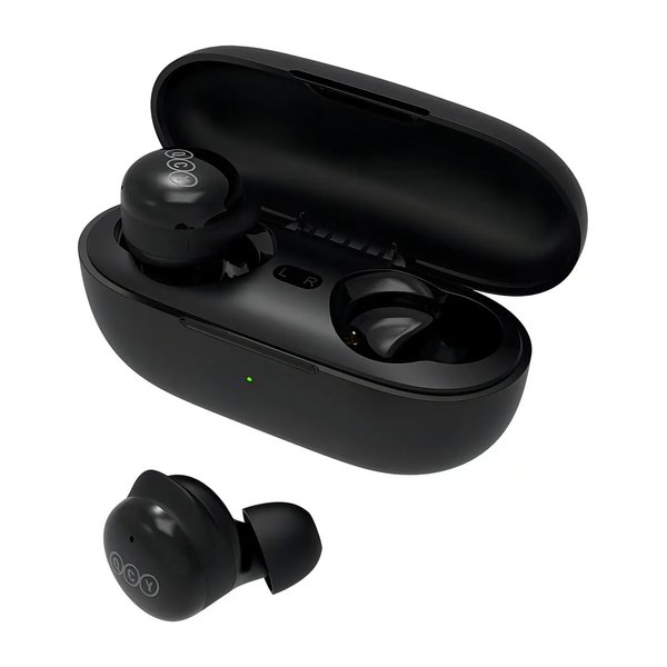 Fone Qcy T17 Bluetooth 5.1 Modo Game E Cancelamento De Ruído Cor Preto por R$ 80,00 no Mercado Livre