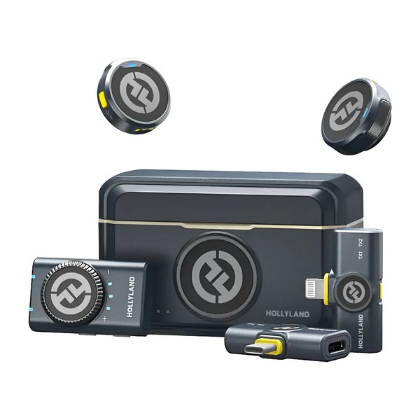 Microfone de Lapela Hollyland Lark M2 Lark M2 Combo por R$ 494,00 no Mercado Livre