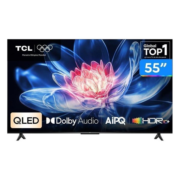 Smart TV TCL 55" 4K UHD QLED Google TV 2026 por R$ 2.296,00 na Shopee