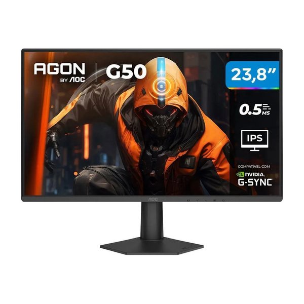 Monitor Gamer AOC 23,8 Full HD 144Hz Agon G50 0,5ms por R$ 499,00 no Mercado Livre