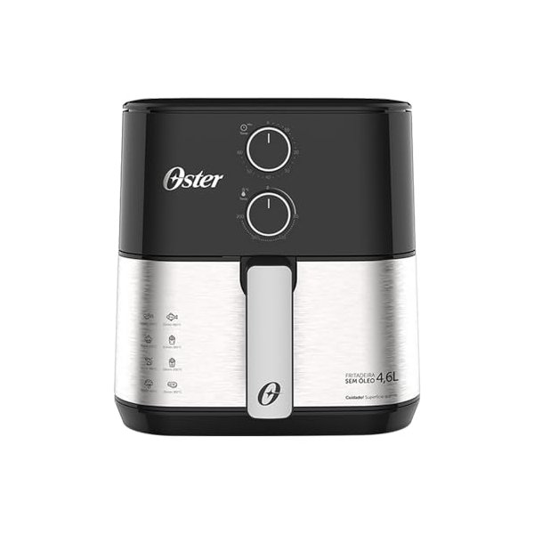 Airfryer Oster 4,6L Inox 110v (OFRT520) por R$ 247,00 no Pix na Amazon