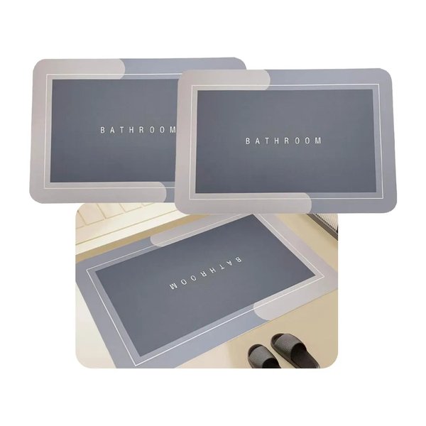 Kit2 Tapete Banheiro Antiderrapante Absorvente Magico 40x60cm por R$ 30,00 à vista no Mercado Livre