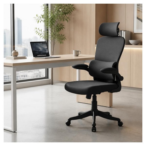 Laruno Cadeira de Escritório Almirante P600 Mesh Reclinável Preta 150kg por R$ 239,00 na Amazon