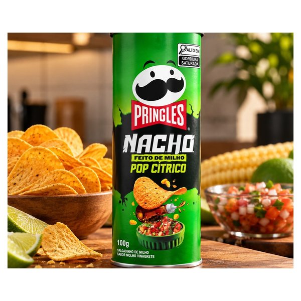 Pringles Nacho Cítrico 100g (Adicione 10x unidades) por R$ 58,00 no Pix na Amazon