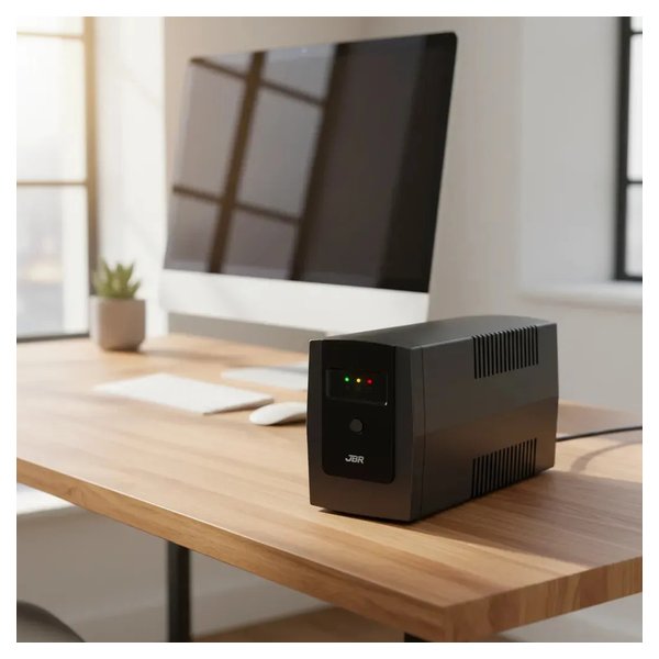 Nobreak JBR 600va 220v Para Pc/Game/TV/Net/CfTV Preto por R$ 268,00 no Mercado Livre