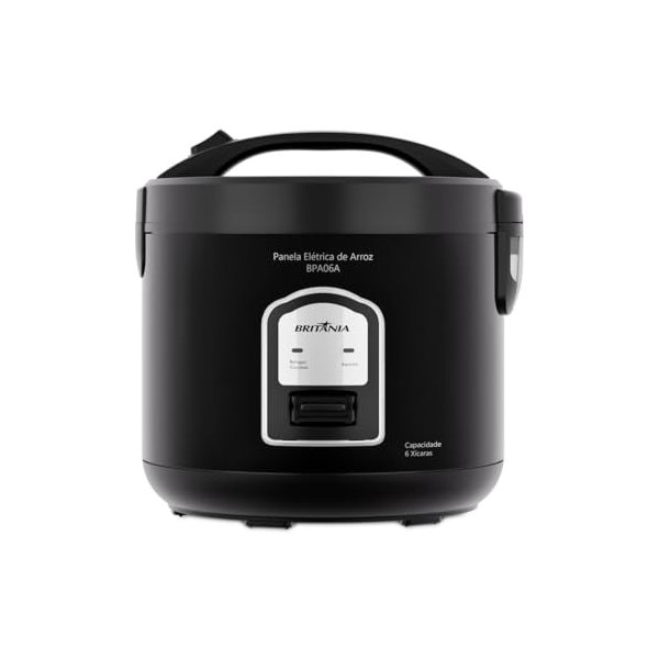 Panela de Arroz Britânia 6 Xícaras 400W 2L 220v (BPA06A) por R$ 104,00 na Amazon