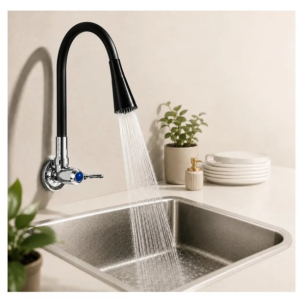 Torneira Gourmet Luxo Flexível Parede 2 Jatos Aquattro por R$ 24,00 à vista no Mercado Livre