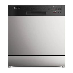 Lava-Louça Electrolux 8 Serviços Inox com Programa Lava & Seca 50 minutos com Display Digital (LS08E) 220v